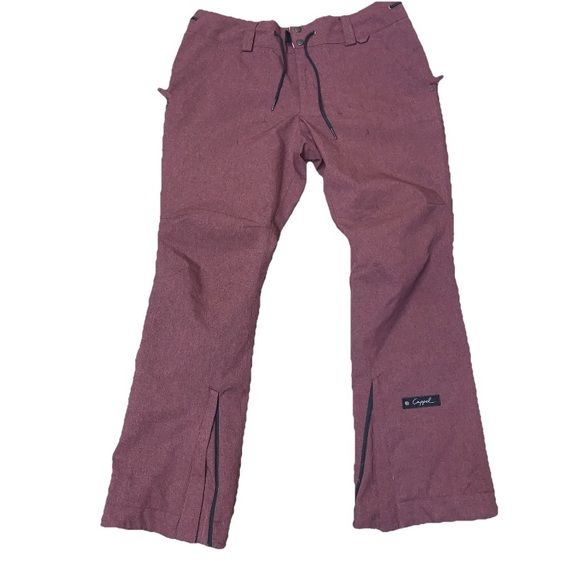 Ride Cappel Women Snowboard Pants Size Large maroon LNWOT - Picture 3 of 9